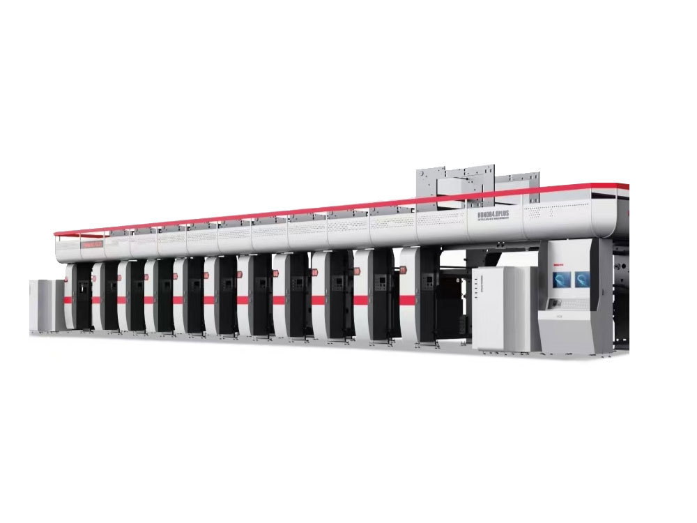 Flexible gravure printing machine