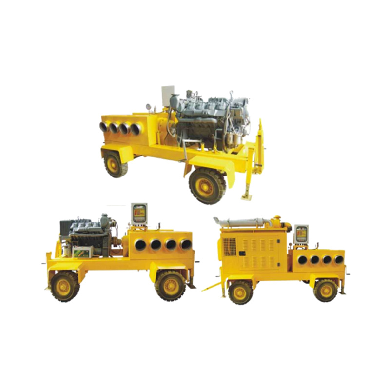 Simple trailer mobile cam pump truck