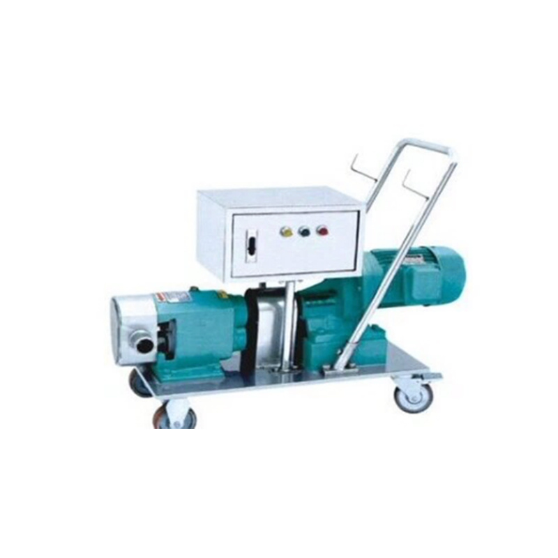Convenient hand push cam pump truck