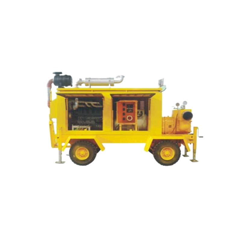 Trailer type emergency rescue and disaster relief cam pump truck