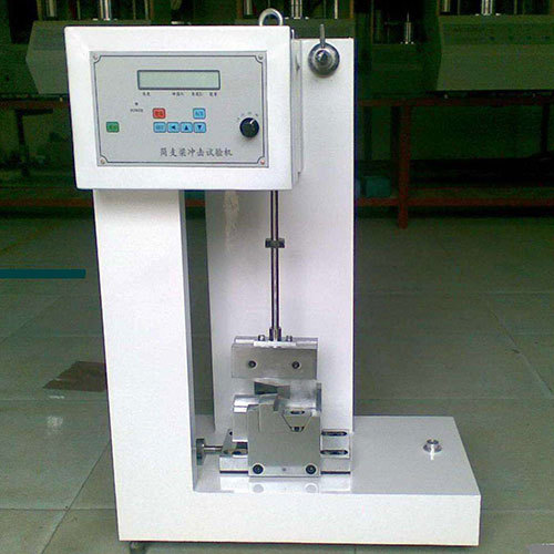 Simply supported beam impact testing machine