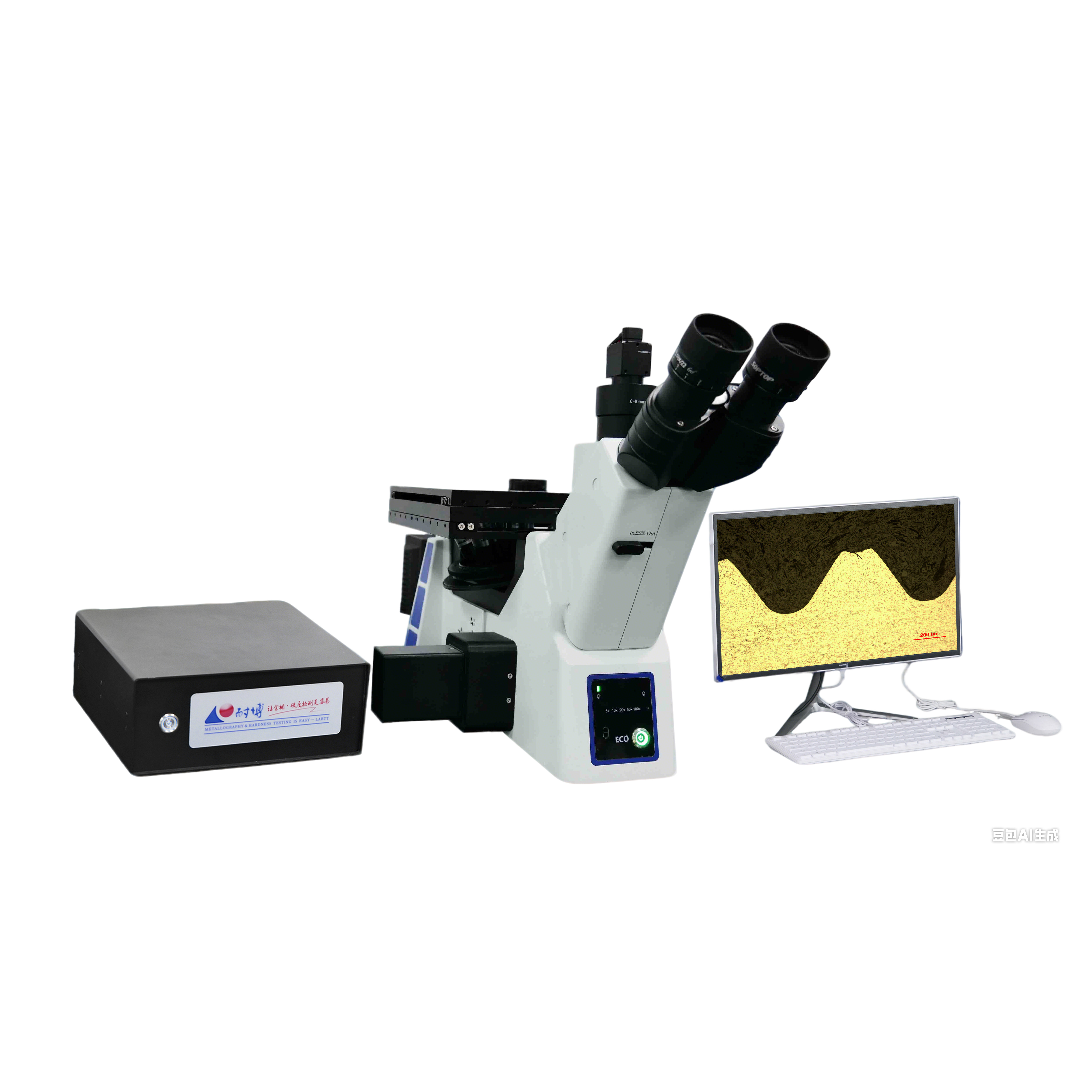 Microscopio Metalográfico Totalmente Automático Invertido
