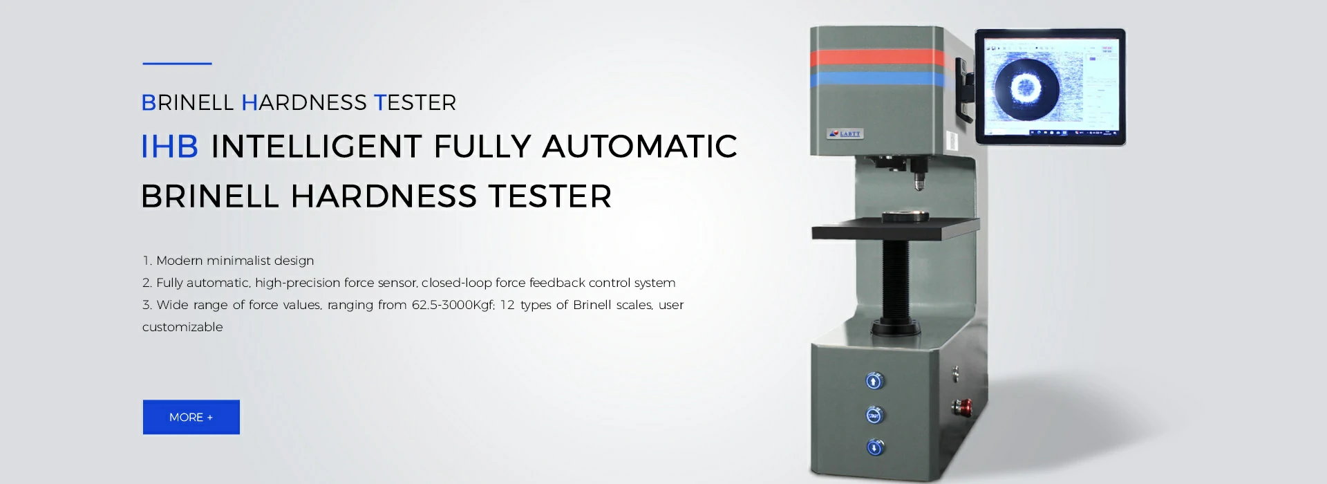 IHB Intelligent Fully Automatic Brinell Hardness Tester