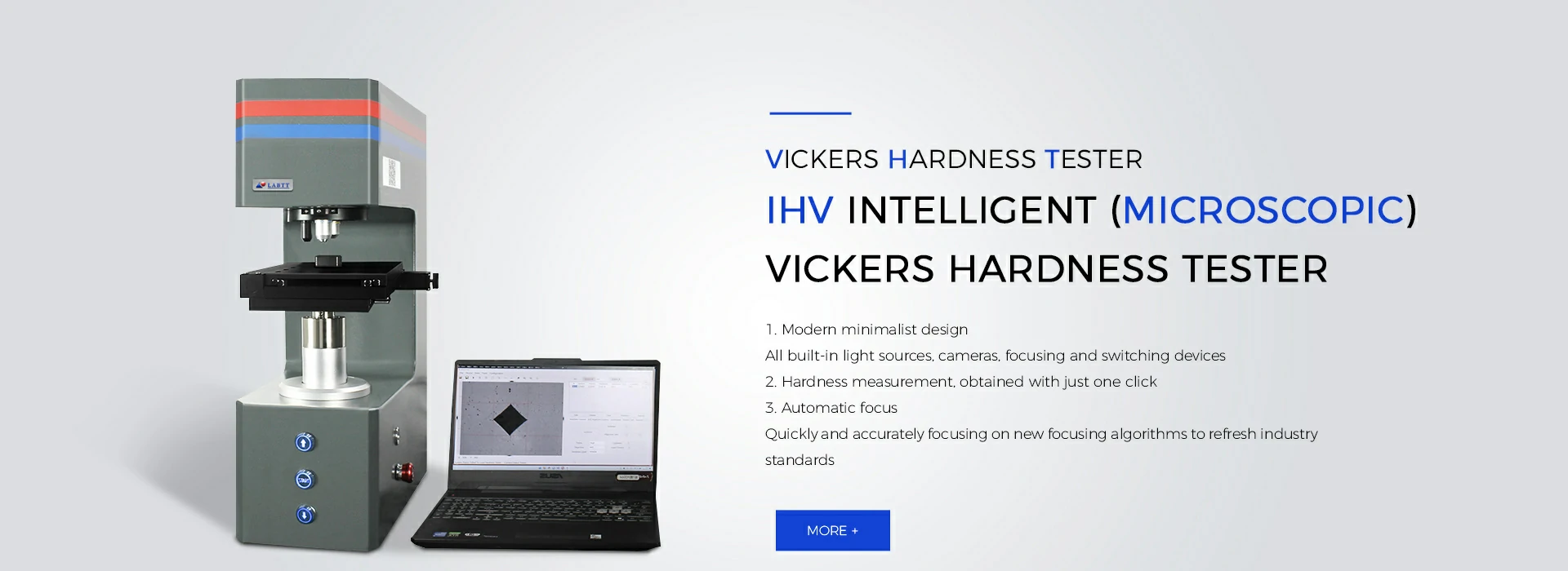 IHV Intelligent(Microscopic)Vickers Hardness tester