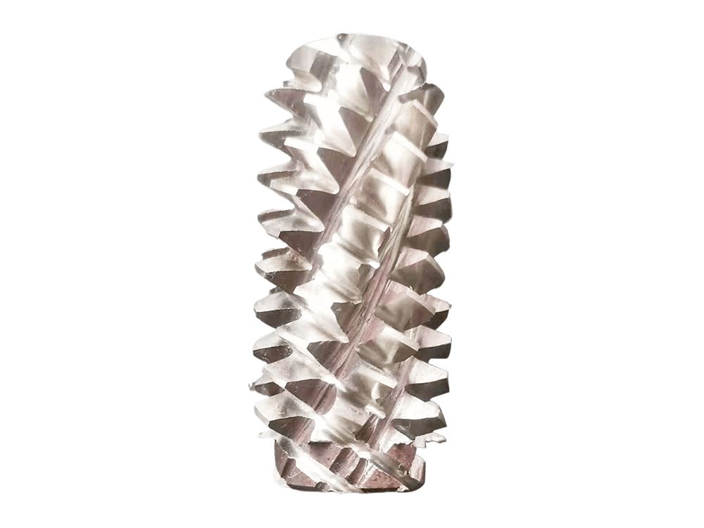 Spiral groove milling cutter