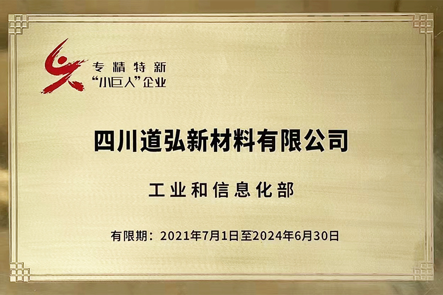 Specialized in special new "little giant" enterprises Specialized in special new "little giant" enterprises