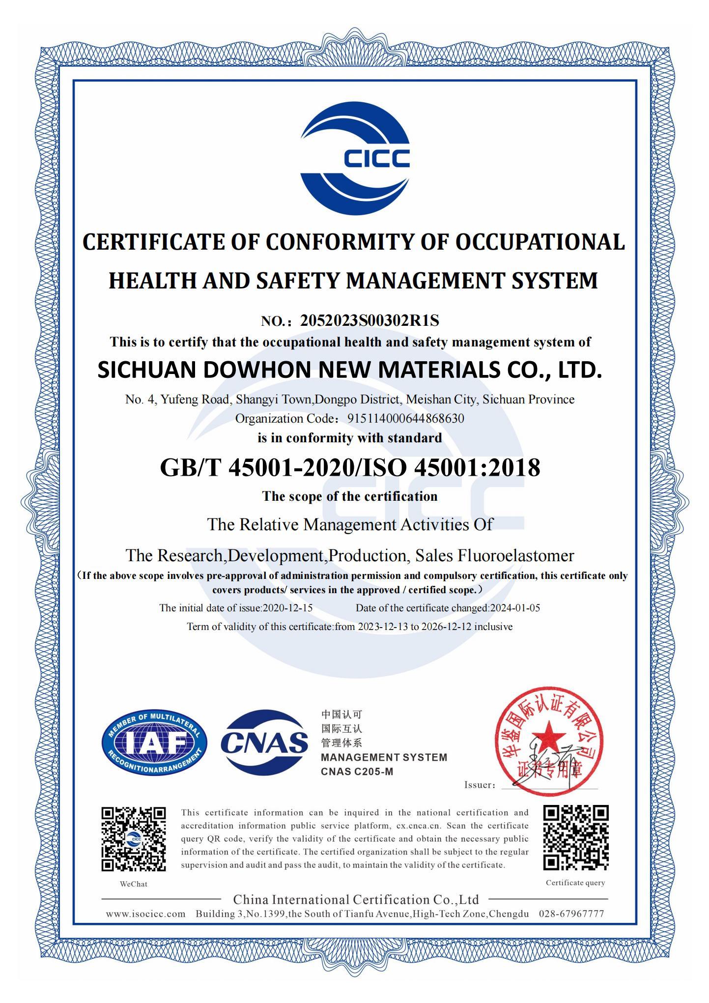 ISO45001 ISO45001