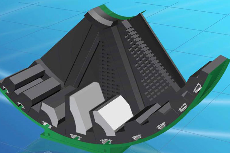 Precautions for using ball mill rubber lining