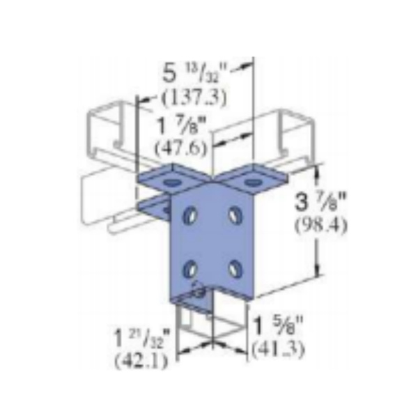 PT-511  9 Hole Triple Wing Connector