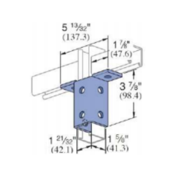 PT-508  8 Hole Double Wing Connector