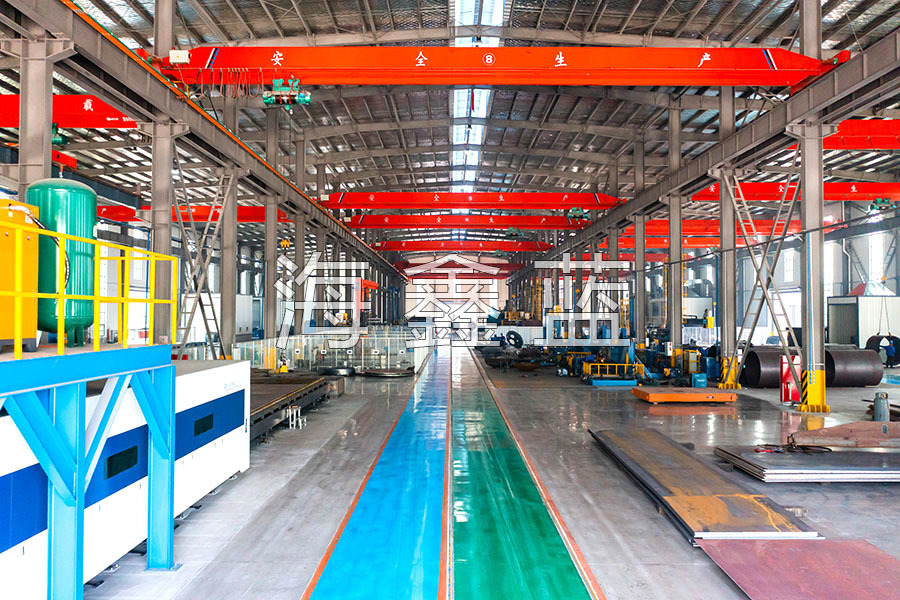 Haixin large glass-lined equipment production workshop