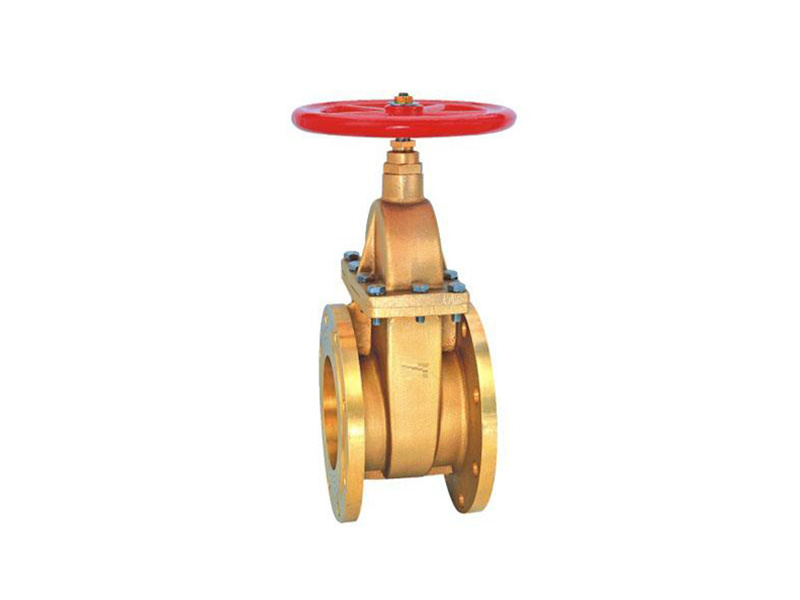 Brass flange single valve