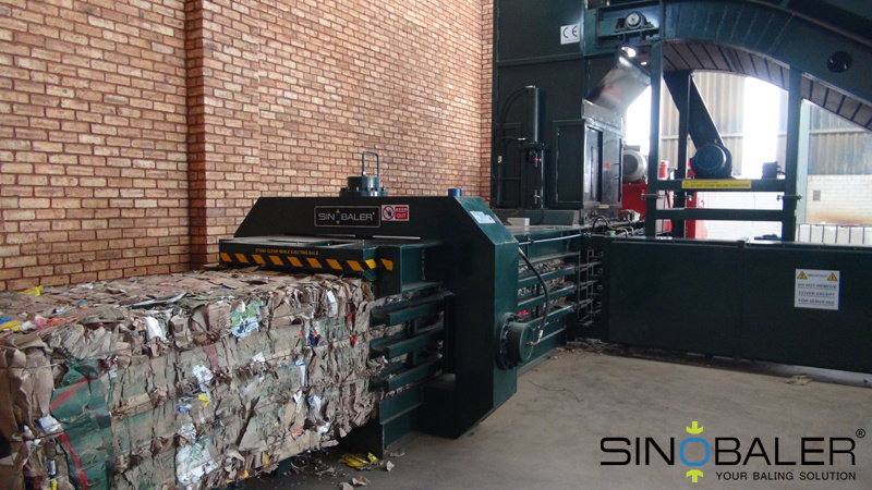 100T auto horizontal baler from SINOBALER 100T auto horizontal baler from SINOBALER