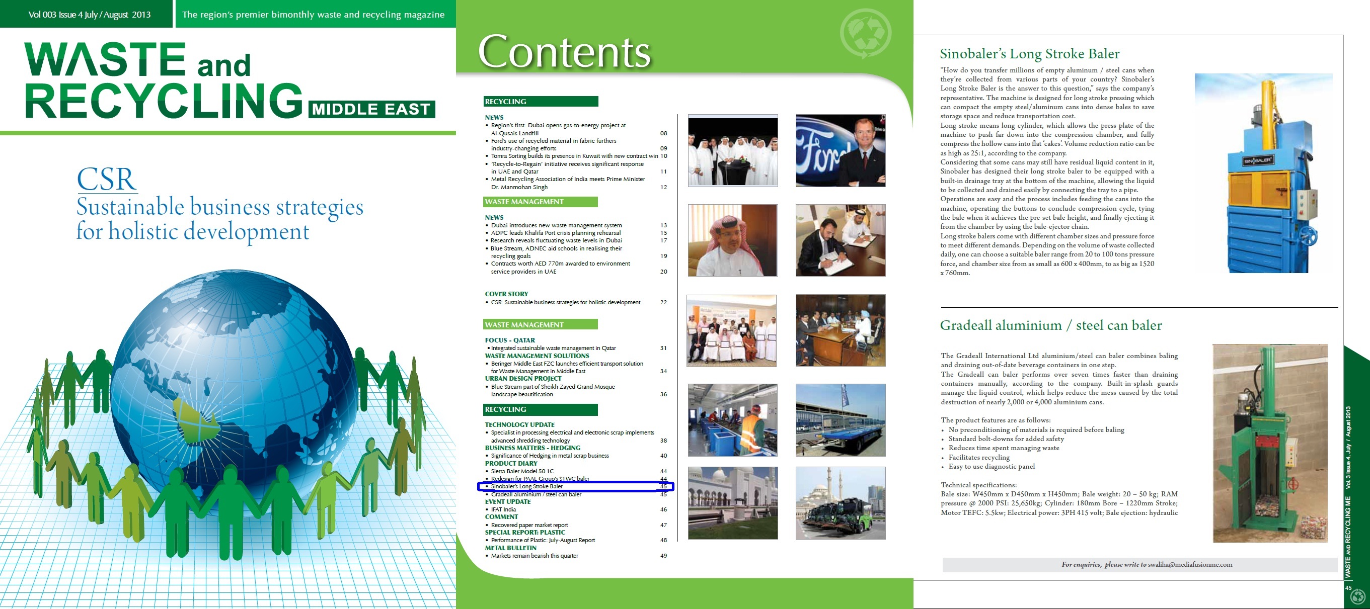 WASTE and RECYCLING MIDDLE EAST – 2013