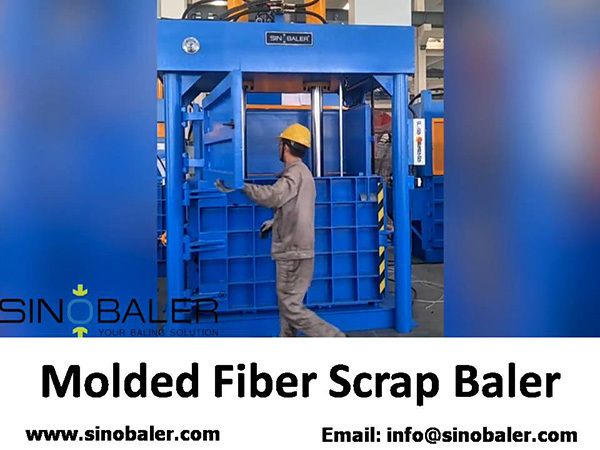 Molded Fiber Scrap Baler
