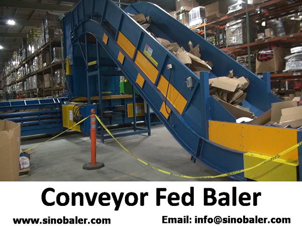 Conveyor Fed Baler