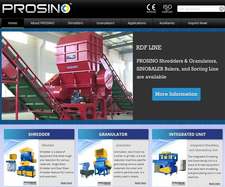 PROSINO Shredder Website is Ready to Visit
