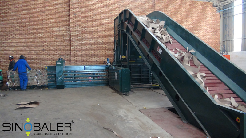 Automatic baler and conveyor_SINOBALER Automatic baler and conveyor_SINOBALER
