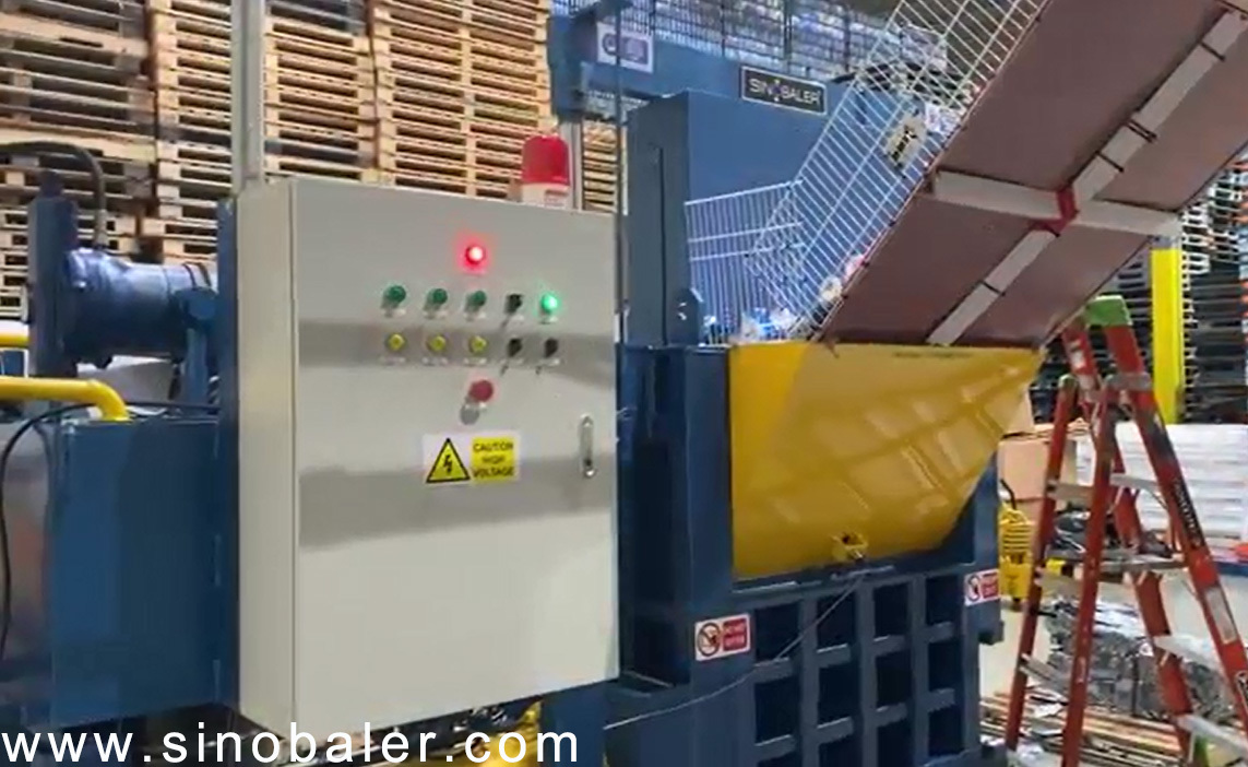 Aluminum cans briquetting baler_SINOBALER Aluminum cans briquetting baler_SINOBALER
