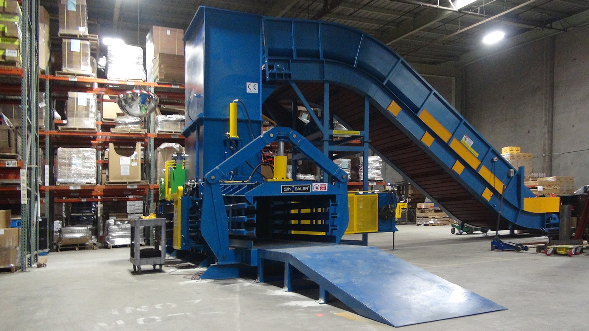 Automatic horizontal baler from SINOBALER