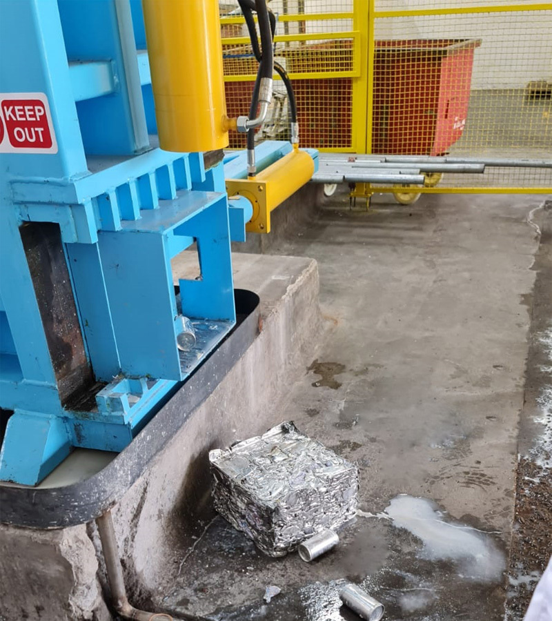 Alumininum can briquetter_SINOBALER Alumininum can briquetter_SINOBALER