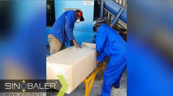 29. Bagging Baling Machine, Sawdust Compacting, Wood Shavings Baler SHB1-WS-800 ZAH1.mp4