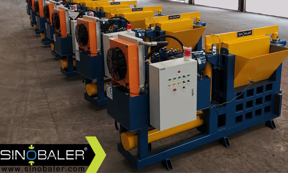 49. Metal Scrap Briquetting Machine, Aluminum Cans Briquetting Machine.mp4