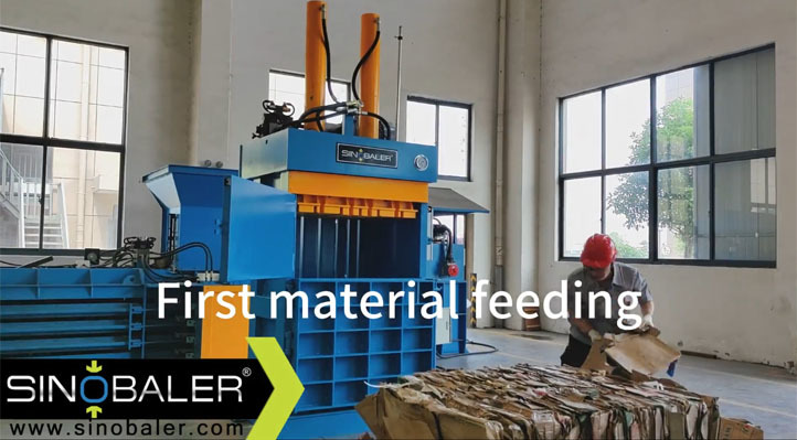 12. Heavy Duty Vertical Baler, Heavy Duty Vertical Cardboard Baler SVB2-T.mp4
