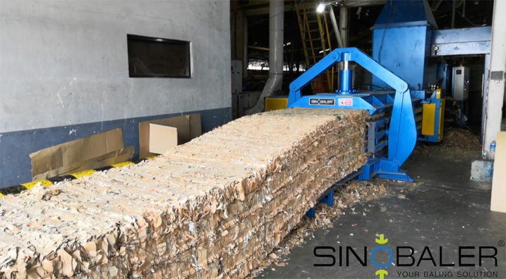 24. SinoBaler Fully Automatic Horizontal Baler, Cardboard Automatic Baler SHBA2.mp4