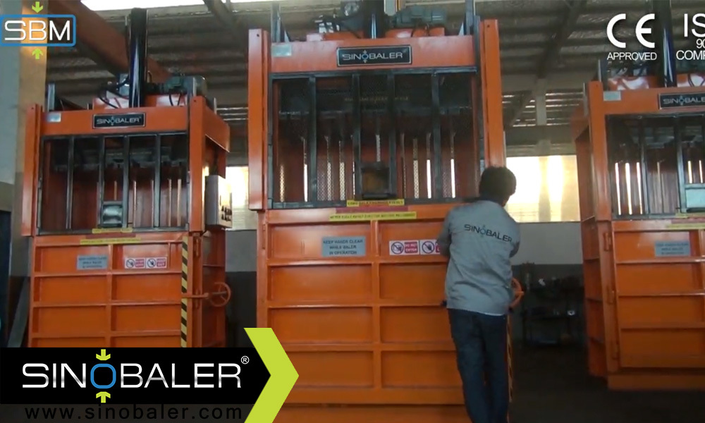 50. Mill Size Cardboard Baler SVBS2.mp4