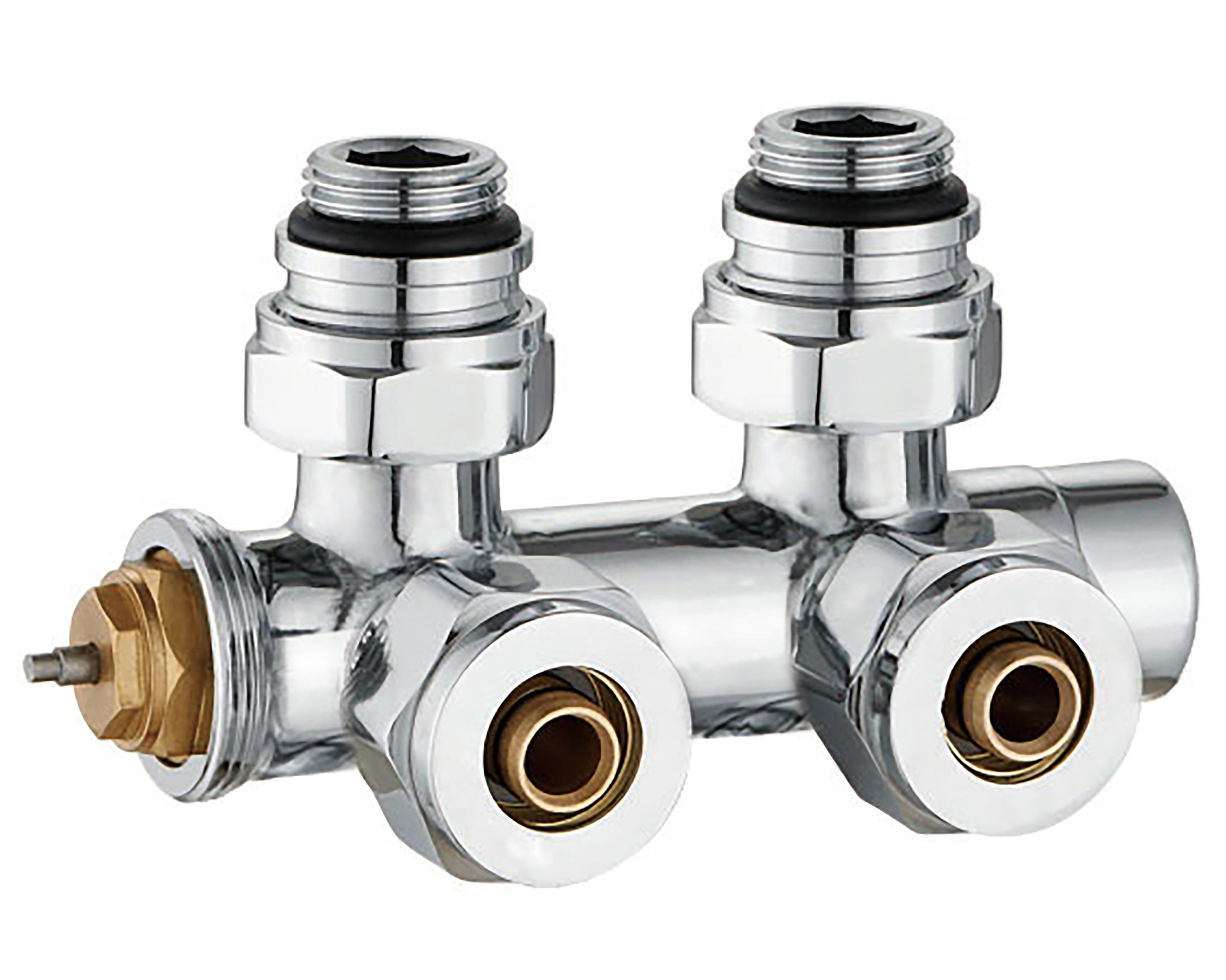 W3091Angled Integrated Thermostatic Valve