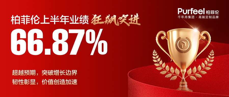 柏菲伦上半年业绩逆势飙升66.87%！体系化壁垒重构全屋定制行业格局