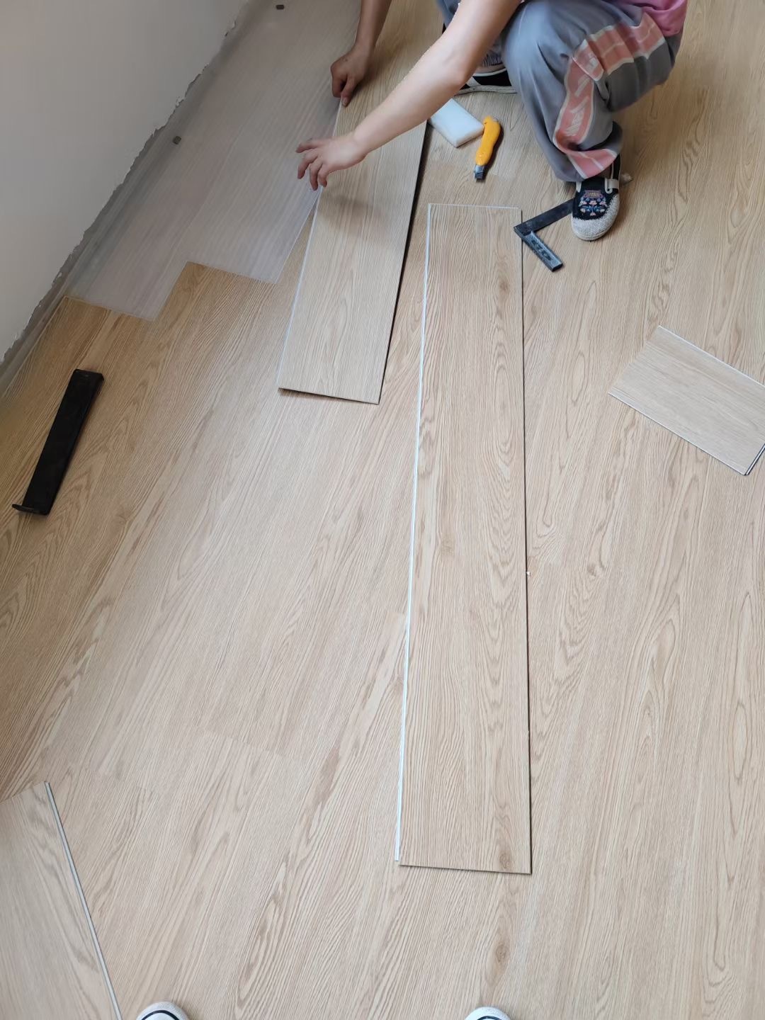 You can also easily install SPC flooring