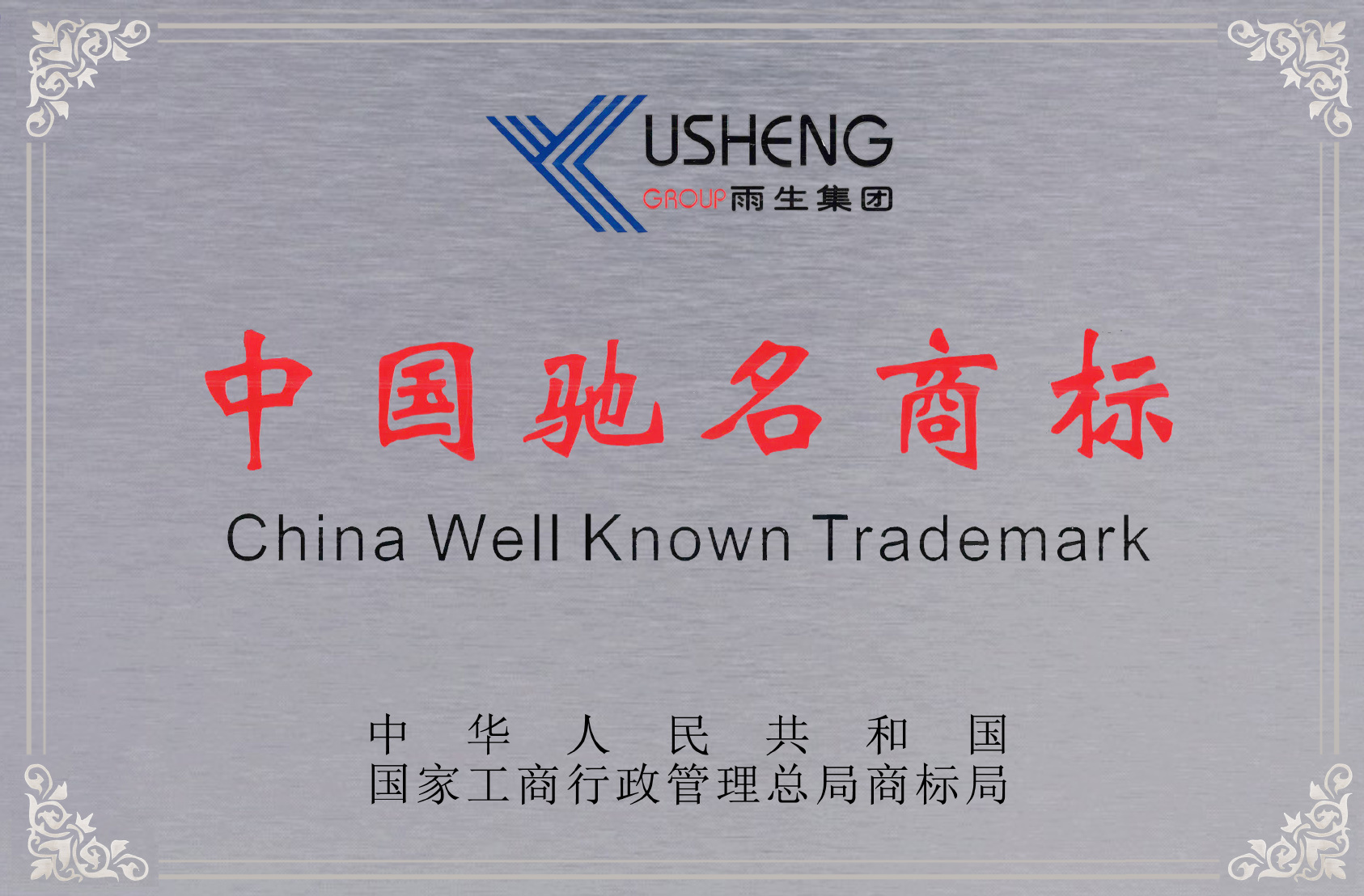 Well-known trademark in china