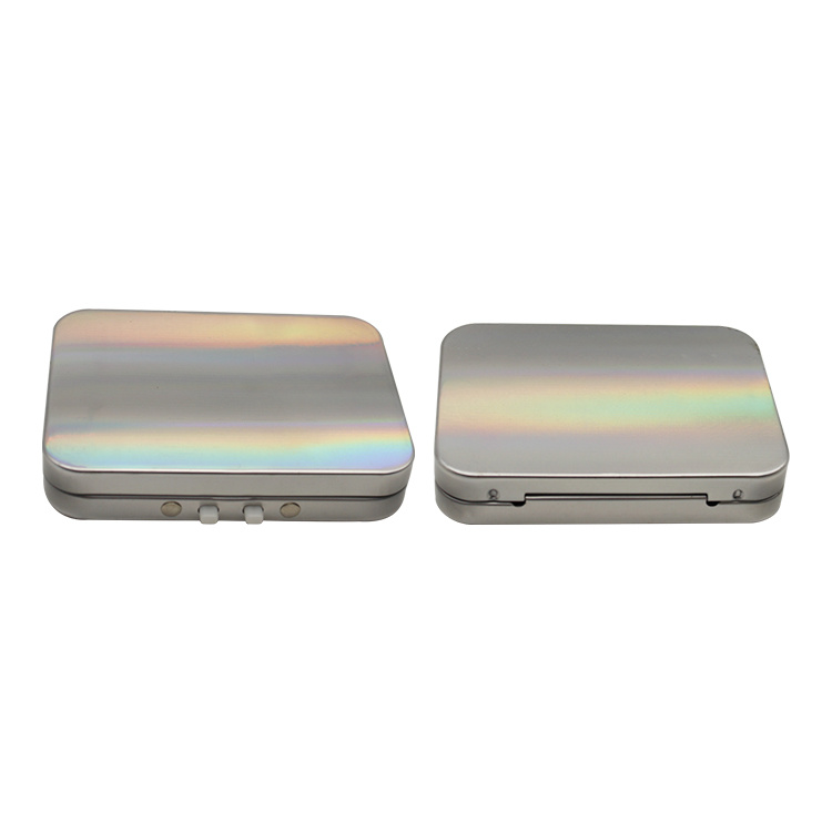 Hottest Metal Pre Roll Packaging Box Child Resistant Box Tin Metal With Silicone Tray