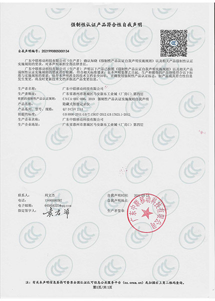 Q7-Hidden Smart Recorder Self-Declaration Certification
