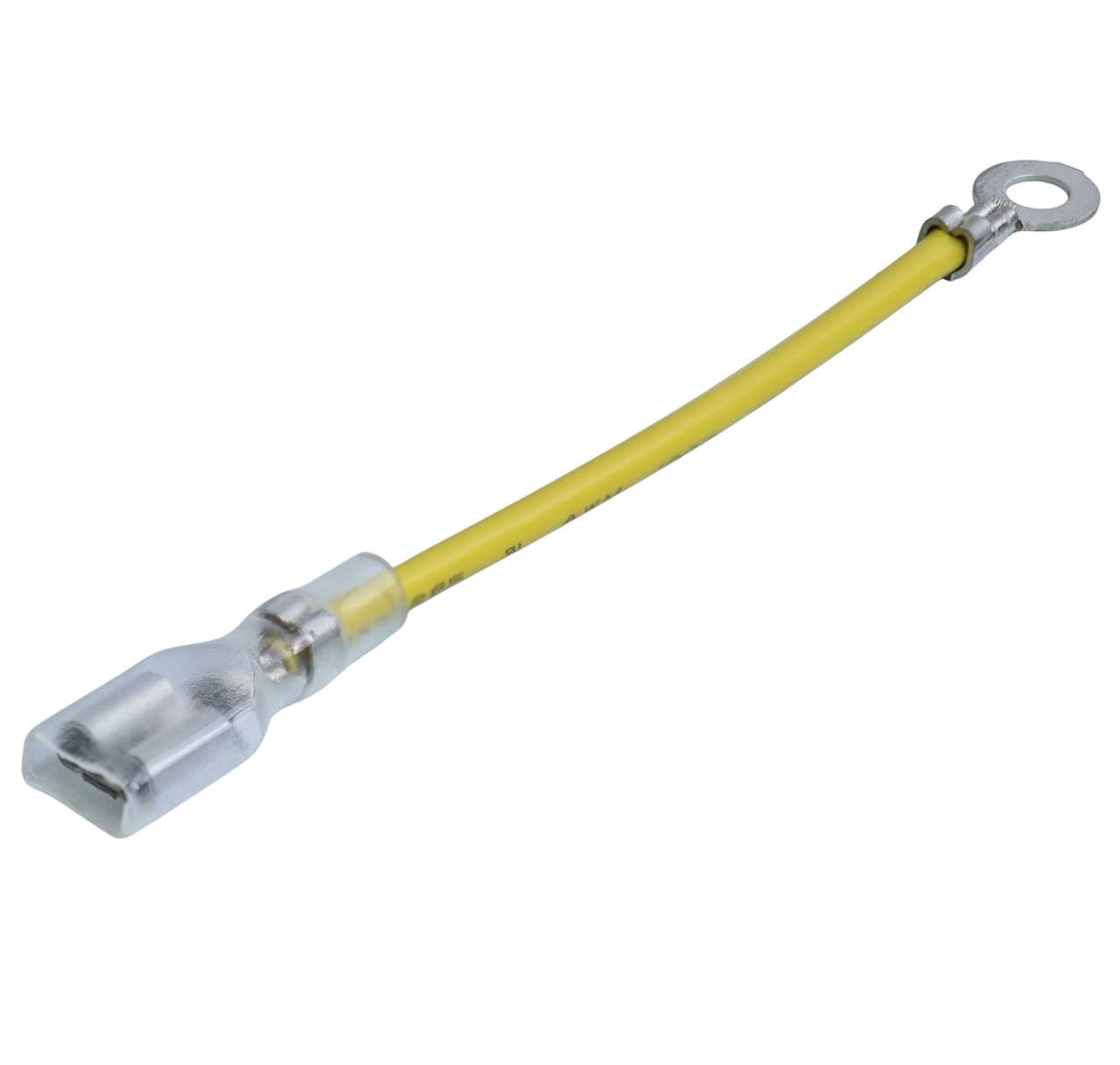 4.8 plug spring terminal to round pin terminal Female Insulated Connector With wire harness