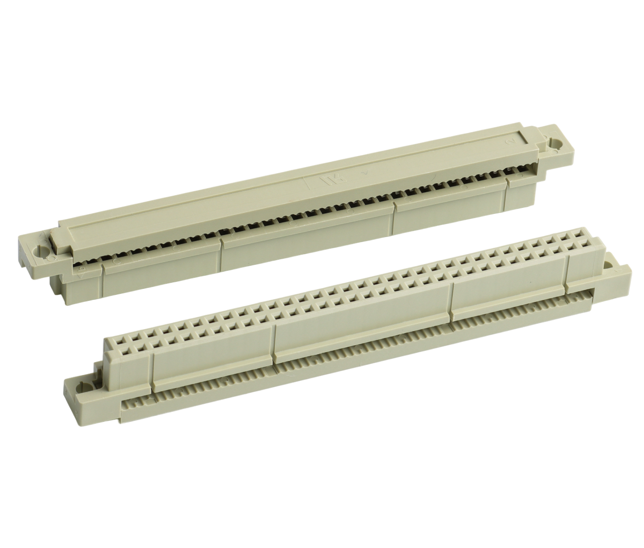 2,54 мм DIN41612 2-рядный IDC-разъем типа 2x 32P Euro