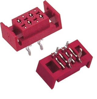 1.27mm Pitch Micro Match Connectors Straight Female Dip Type-dongguan 