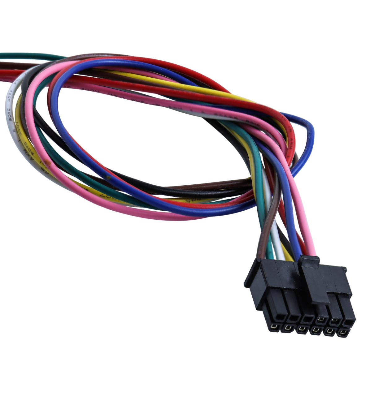 MX3.0mm housing wiring harness Dual row to OPEN Tin-plating 2x6Pin Wire Harness Assembly