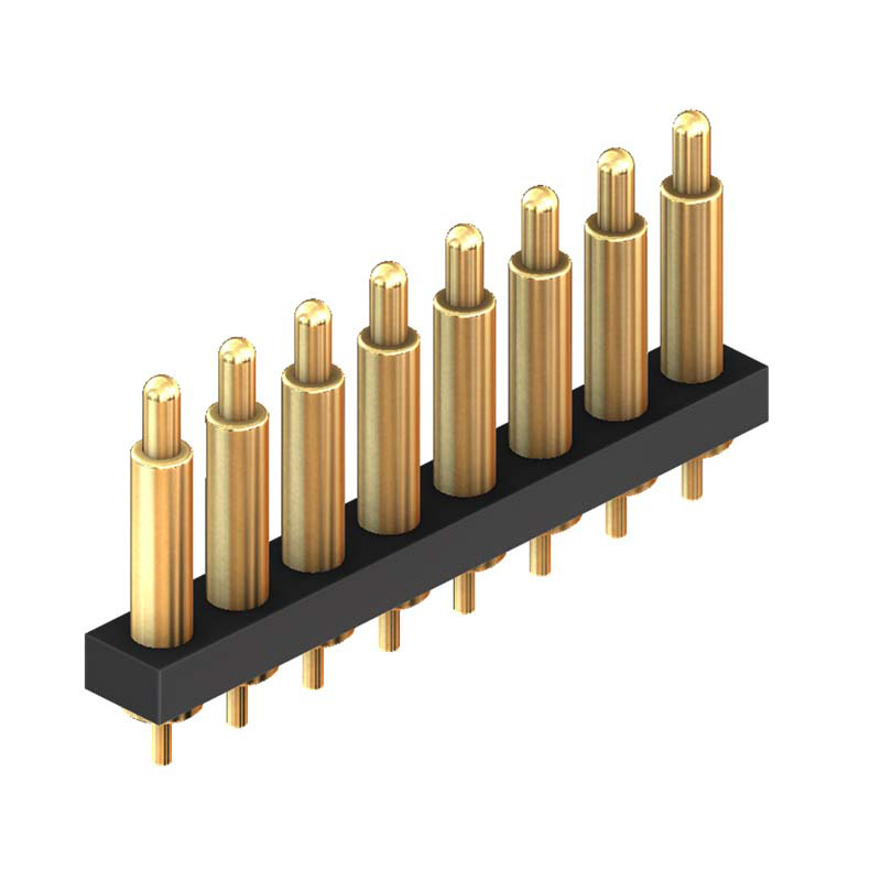 Dip 2.54mm Pitch Single Row Pogo Pin Connector
