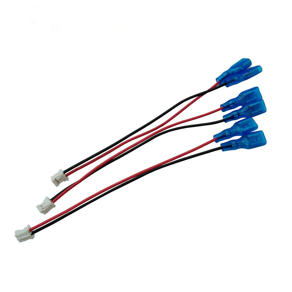 JST PH2.0mm 2P housing To insulated cold press plug spring terminal electronic wiring harness Length100mm