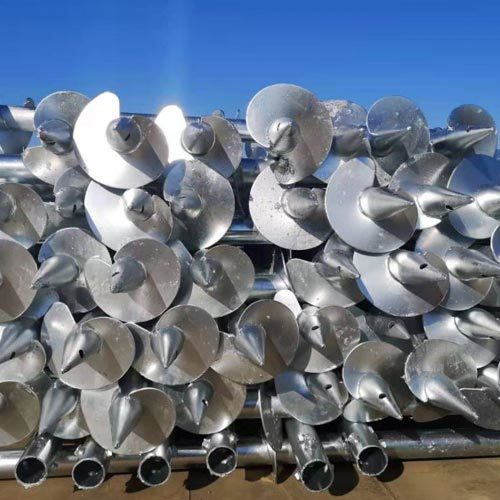 Photovoltaic spiral pile
