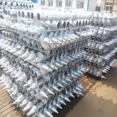 Photovoltaic spiral pile