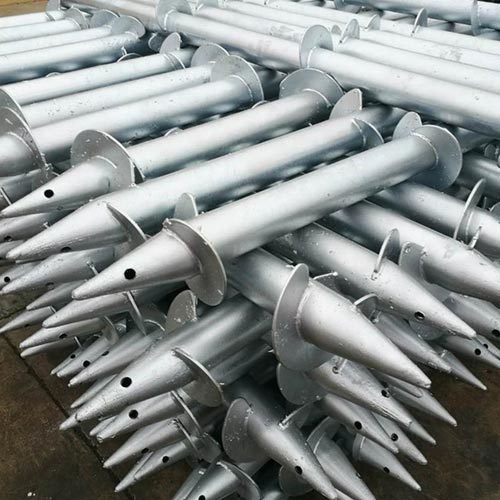 Photovoltaic spiral pile