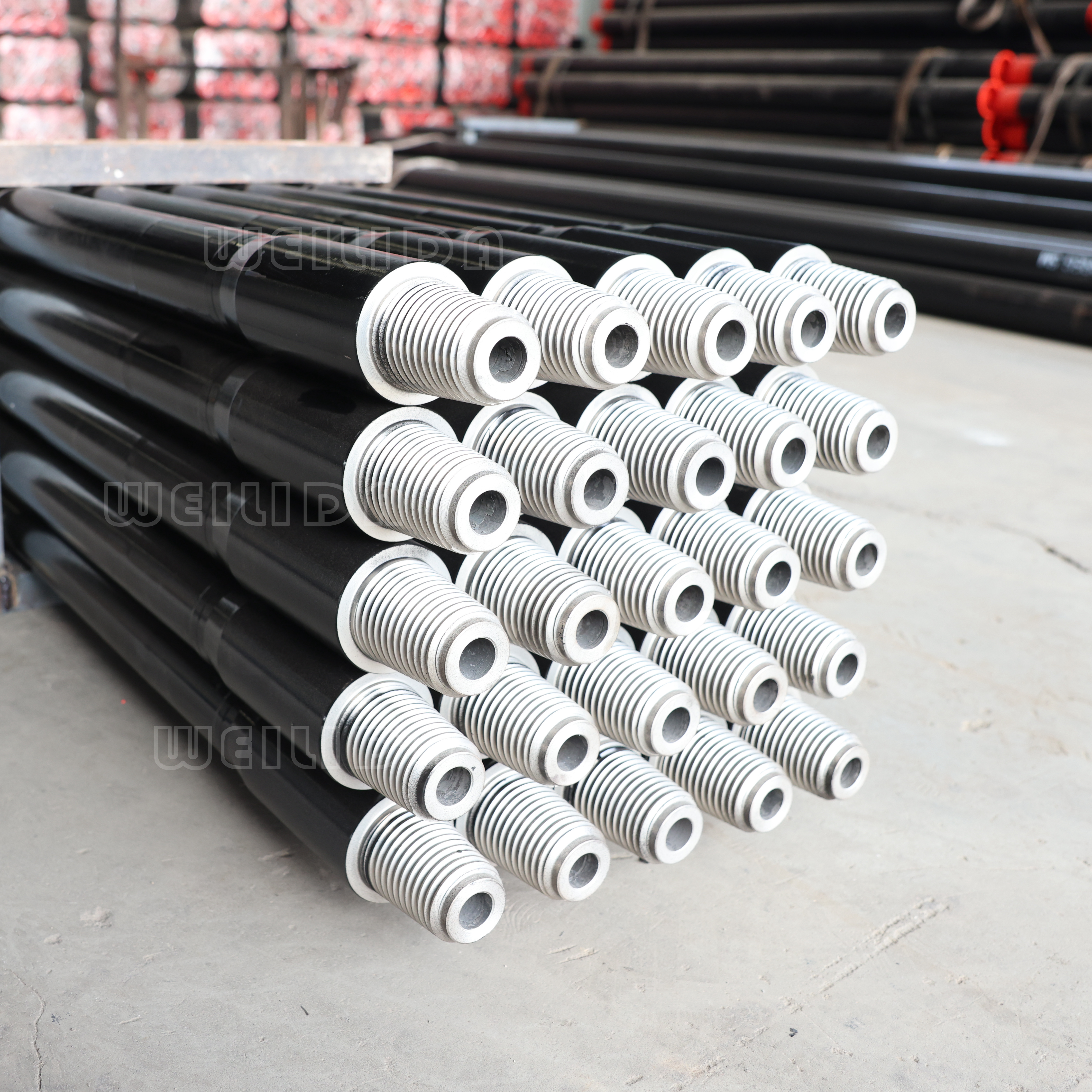 Friction welding drill pipe