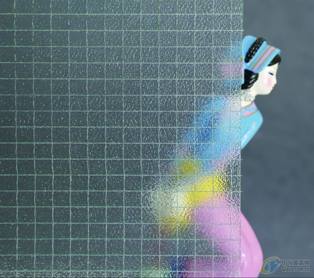 Wired Patterned glass