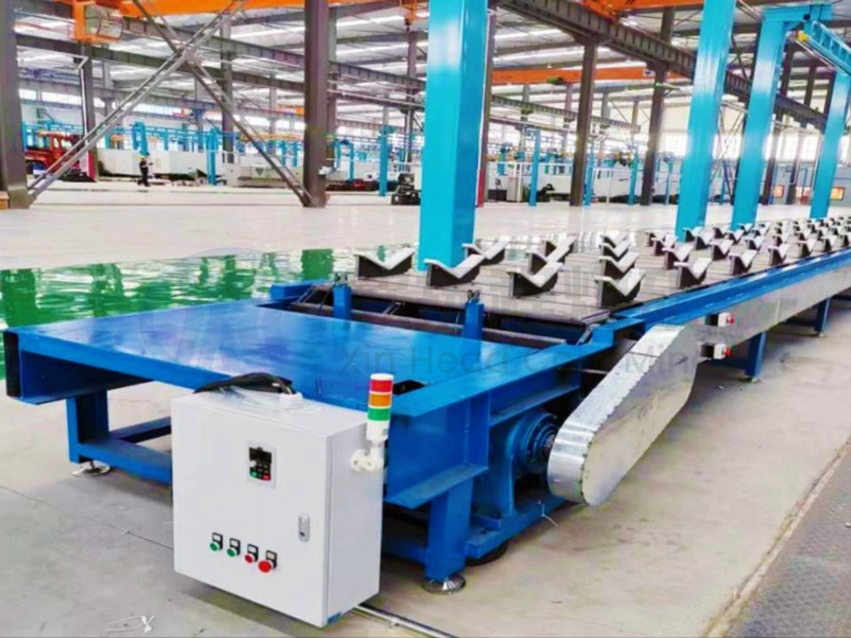 Column jack chain plate conveyor