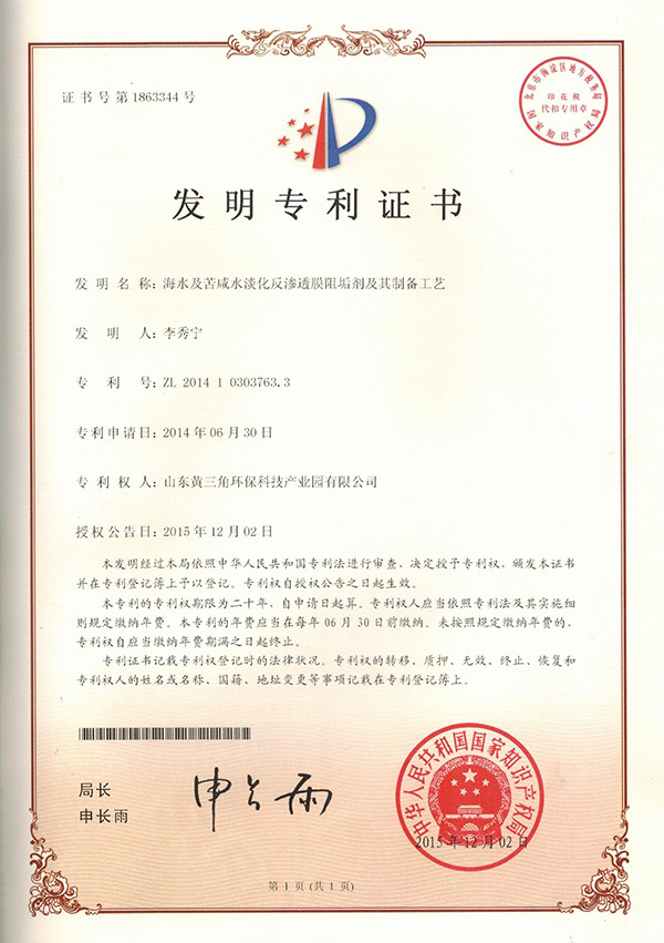 海水及苦咸水淡化反渗透膜阻垢剂及其制备工艺 海水及苦咸水淡化反渗透膜阻垢剂及其制备工艺