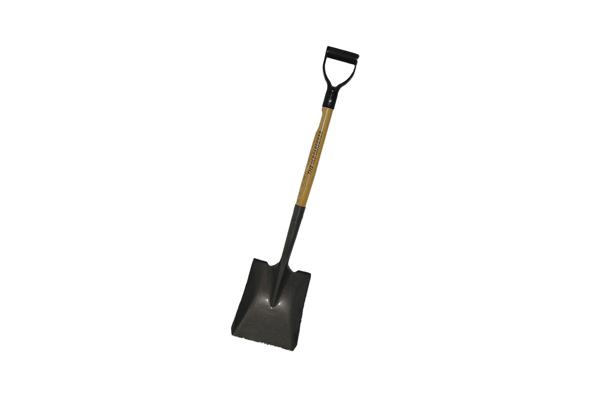 Square spade with wooden handle Square spade with wooden handle
